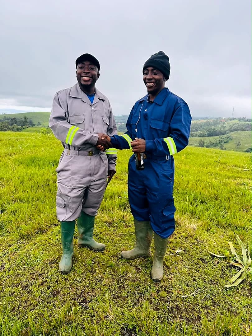 Tahnwi Lesley during a land development field visit